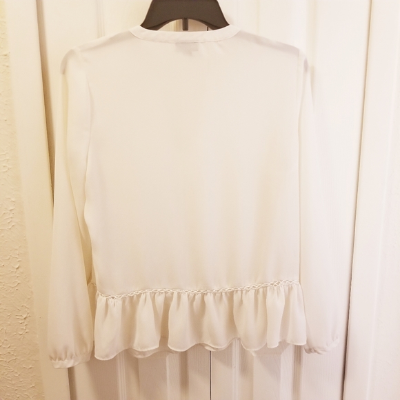 Boho,Peasant Blouse with Ruffle by Ana - Picture 5 of 10